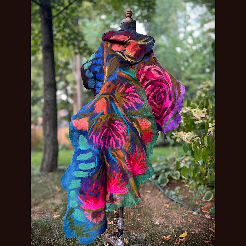 Felted Scarf 86” X 17”