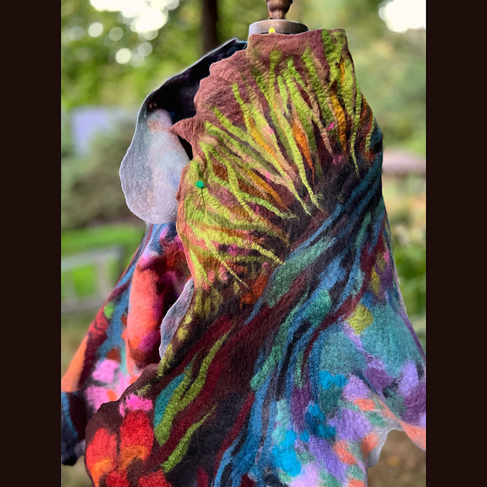 Felted Scarf 80” X 25”