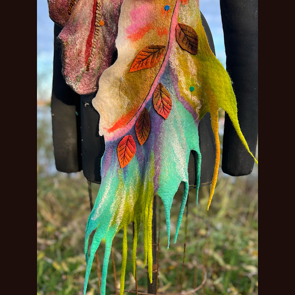 Felted Scarf 74” X 15”