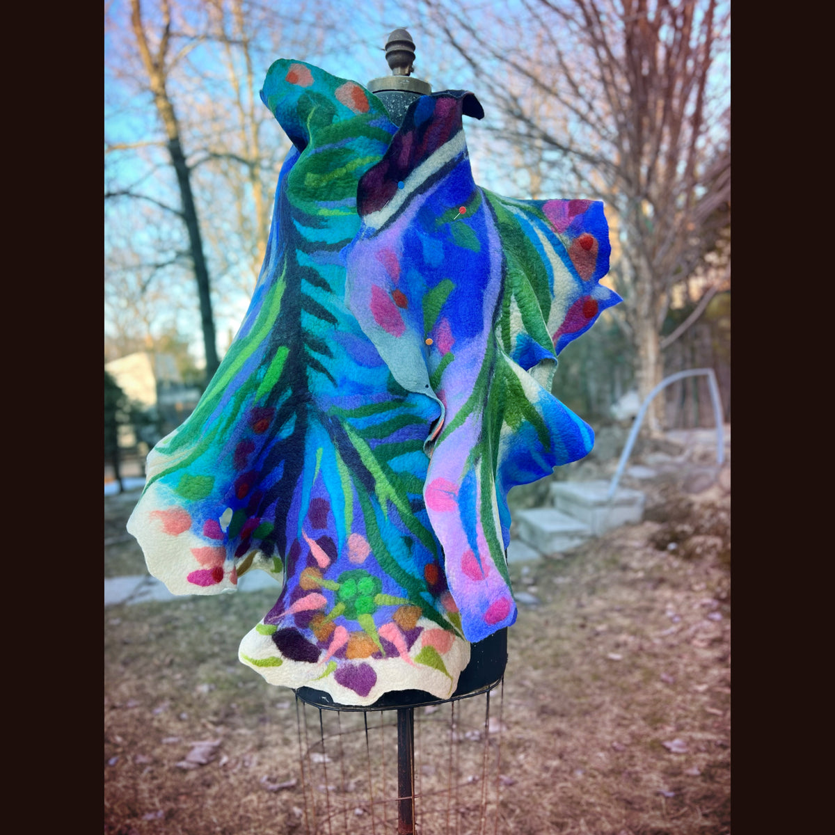 Felted Scarf 72” X 23”