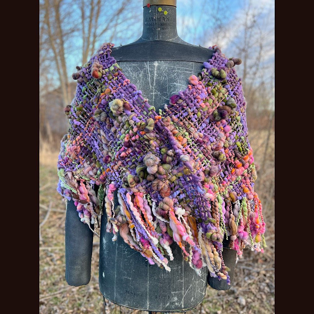 Woven shawl 80” X 34” 1 pound