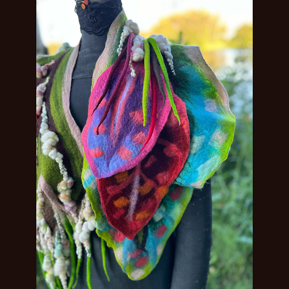 Felted Scarf 62” X 12”