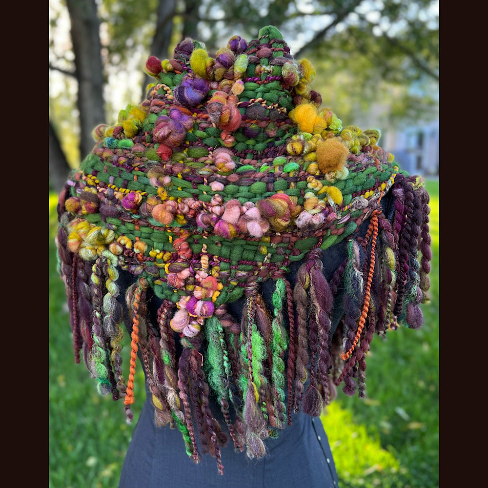 Woven shawl scarf 57” X 17”