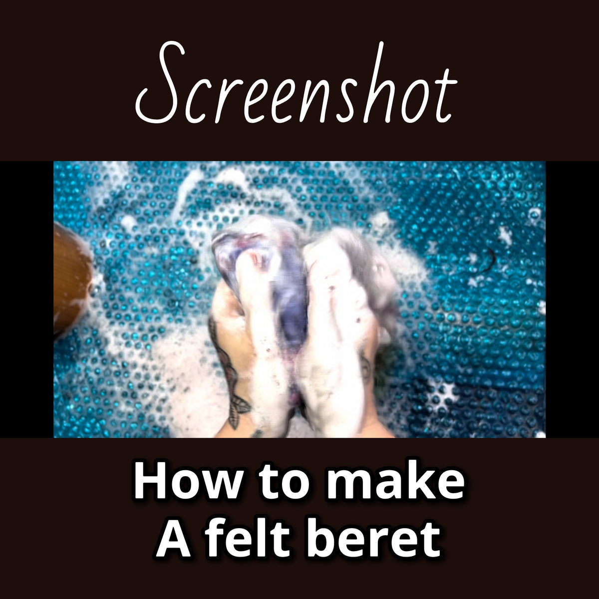 How to felt a beret video tutorial