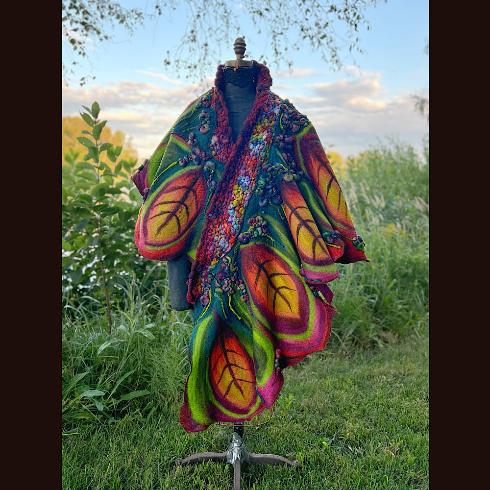 Felted Shawl 90” X 30”