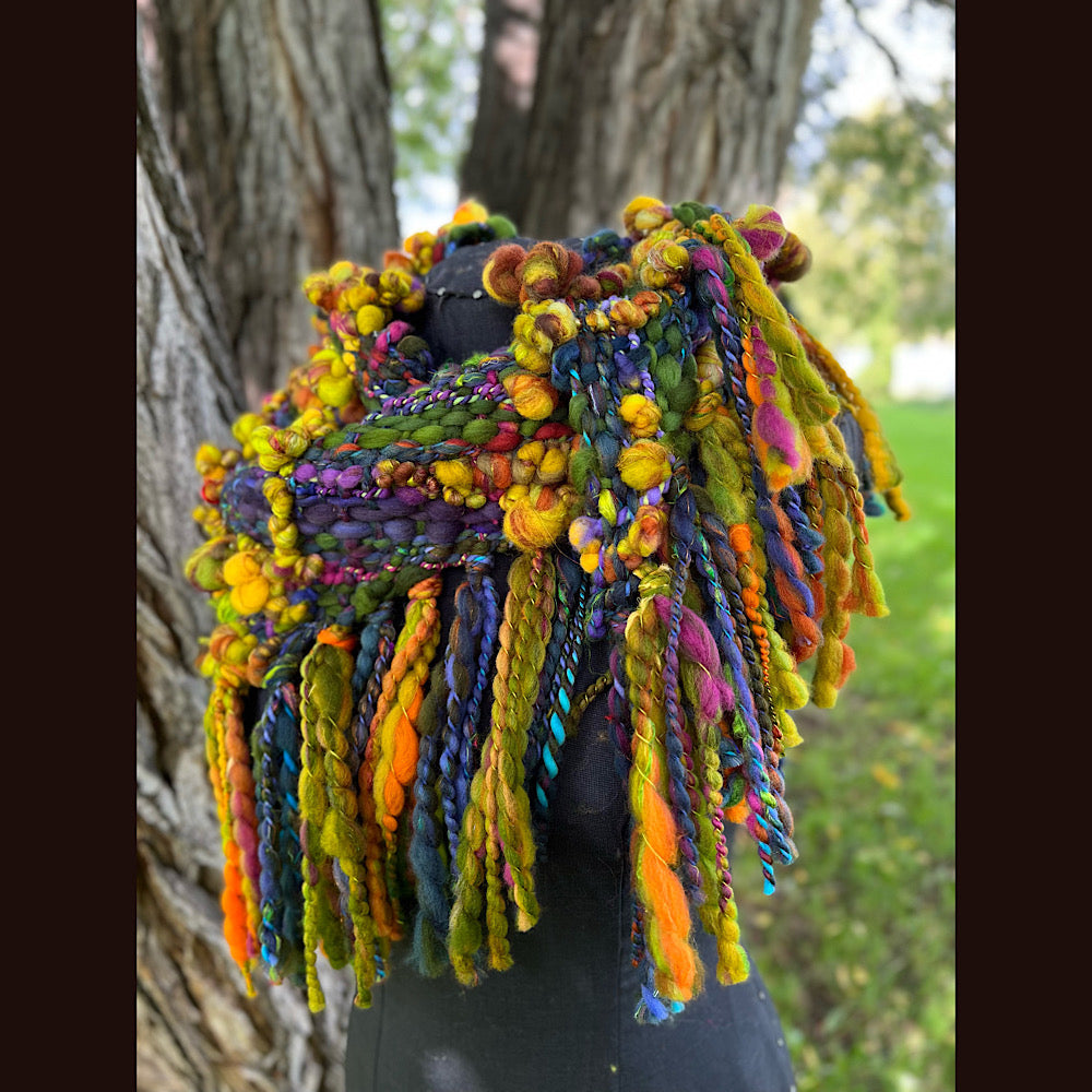 Woven shawl scarf 57” X 17”