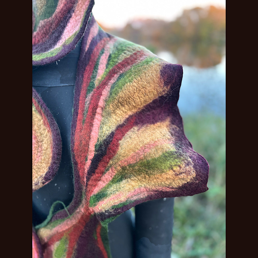 Felted Scarf 72” x 21”