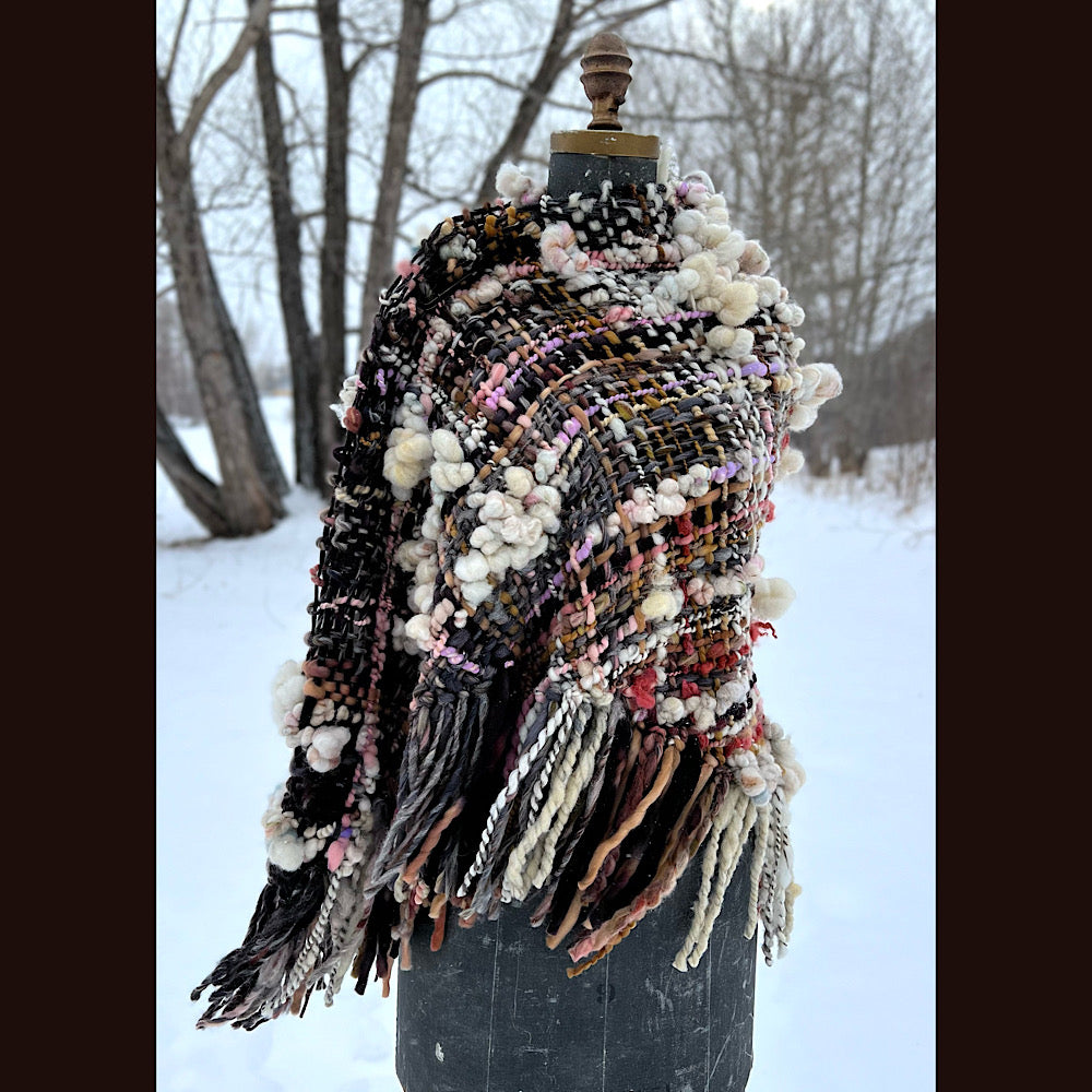 Woven shawl 84”X 34”