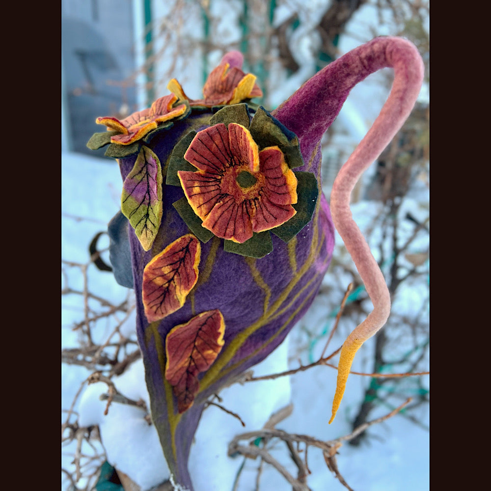 L’esprit des bois felted hood size 23” medium