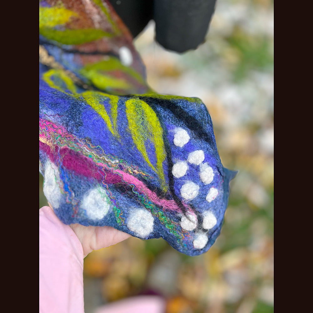 Felted Scarf 77” X 15”