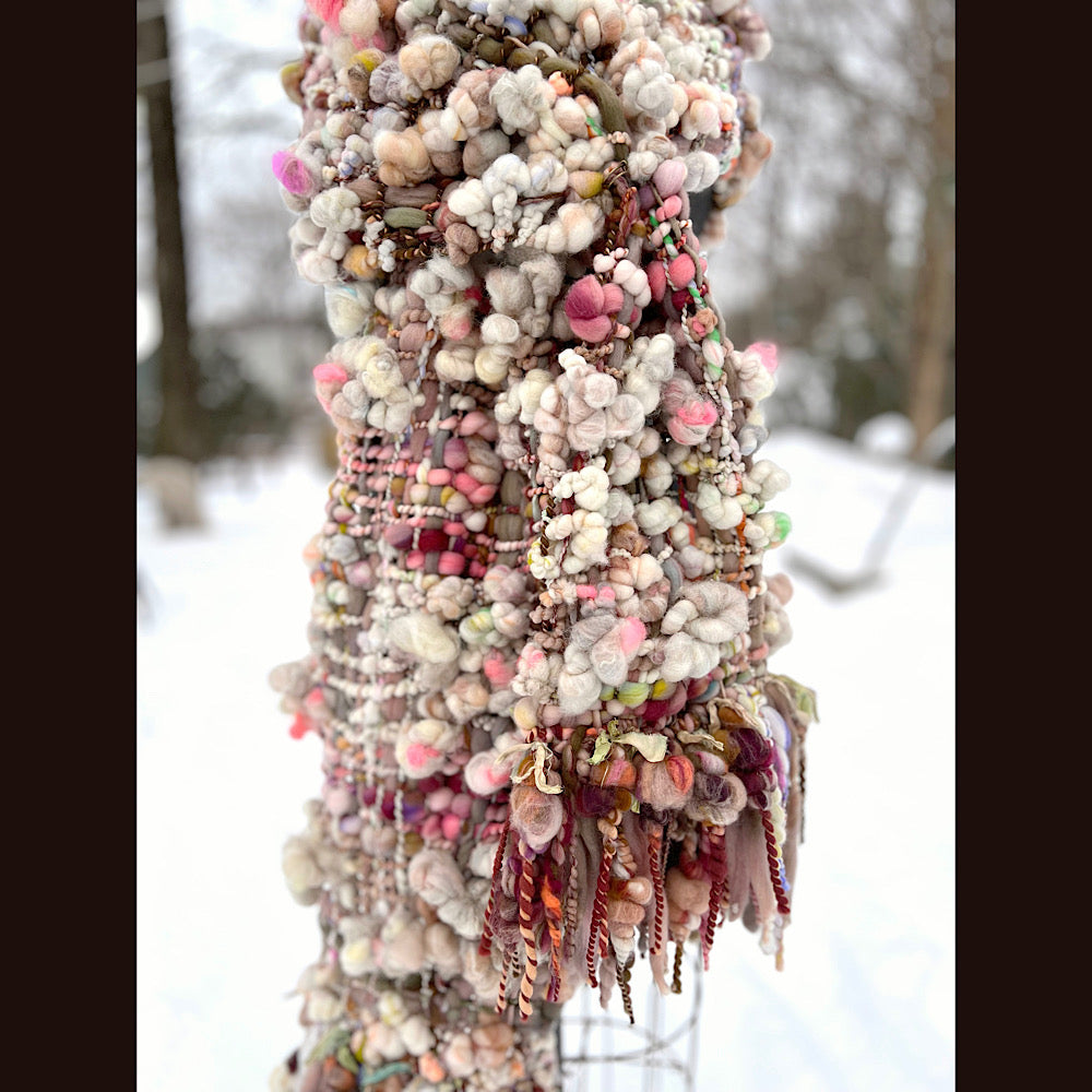 The Golden Rose Scarf 102” X 10” 1.7 pound!