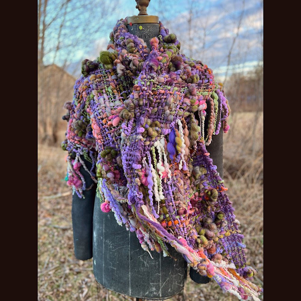 Woven shawl 80” X 34” 1 pound