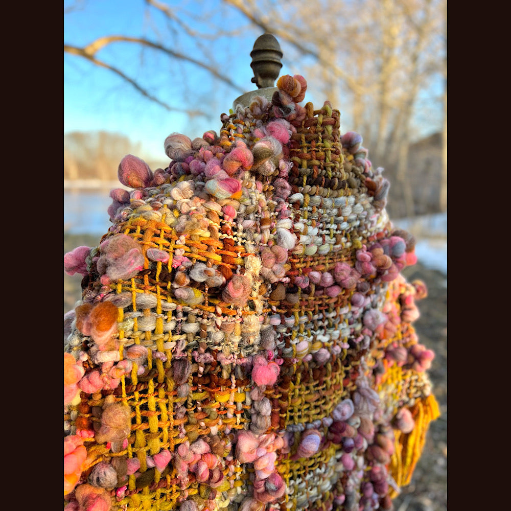 Woven shawl 82” X 37”