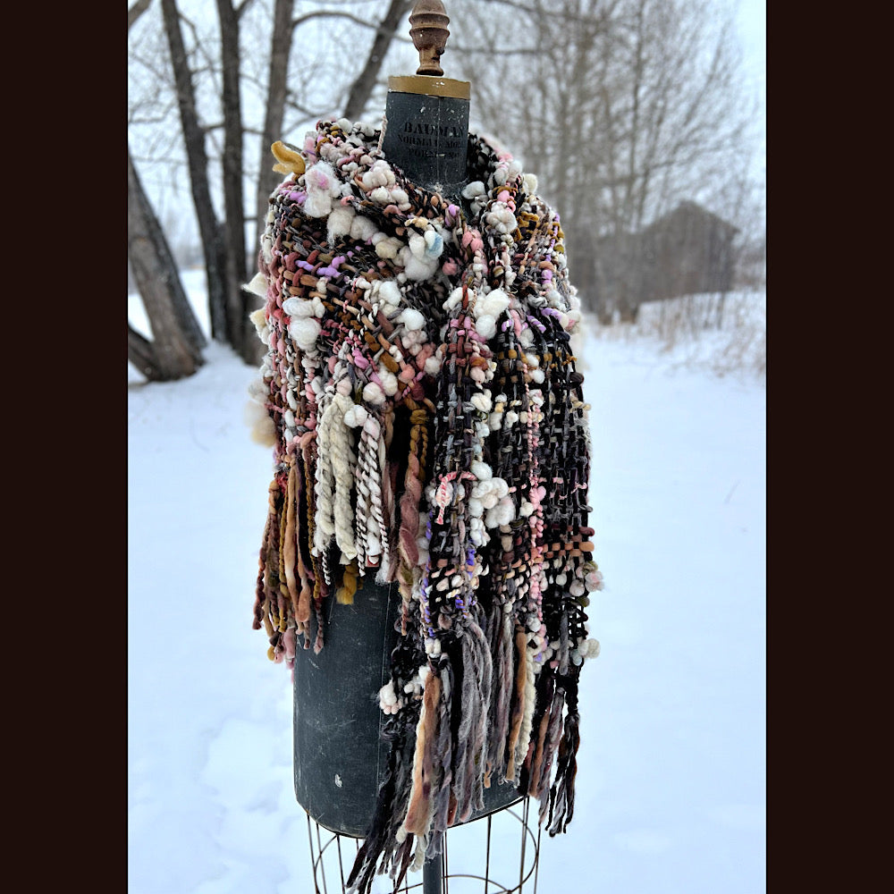 Woven shawl 84”X 34”