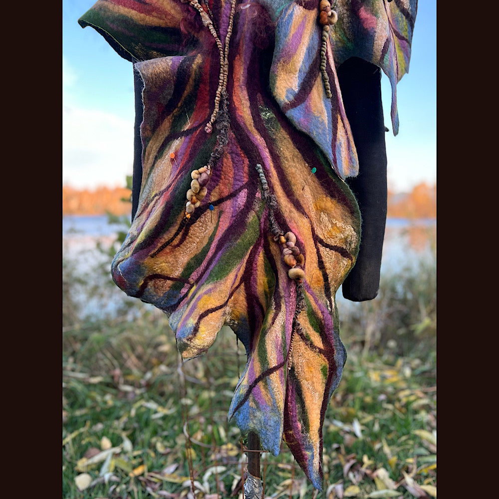 Felted Scarf 80” X 20”