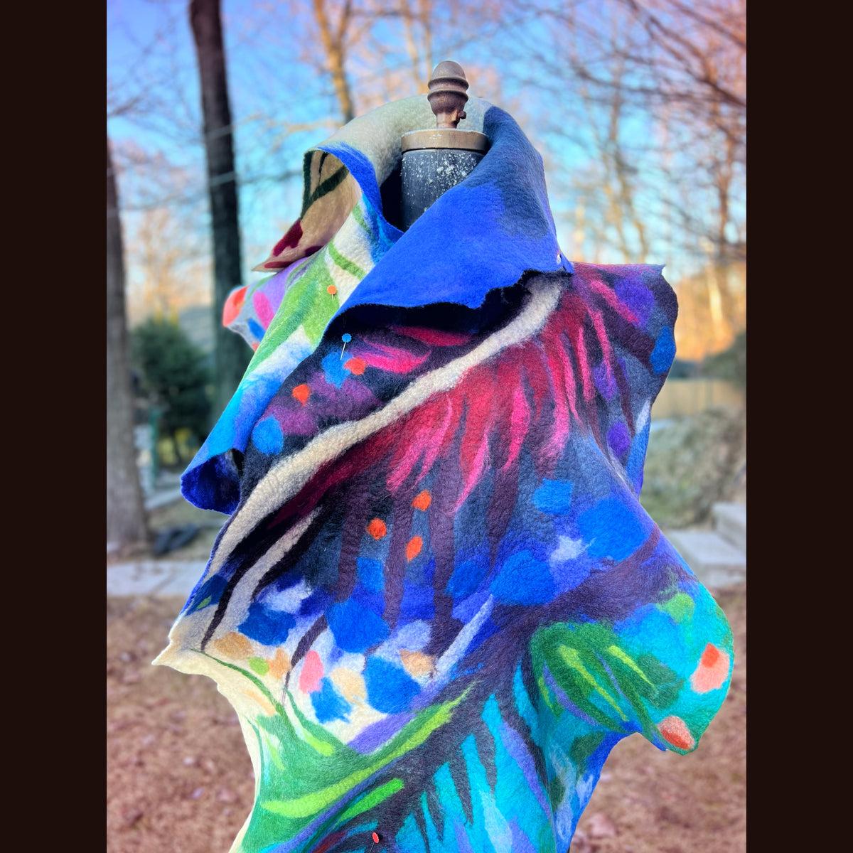 Felted Scarf 72” X 23”