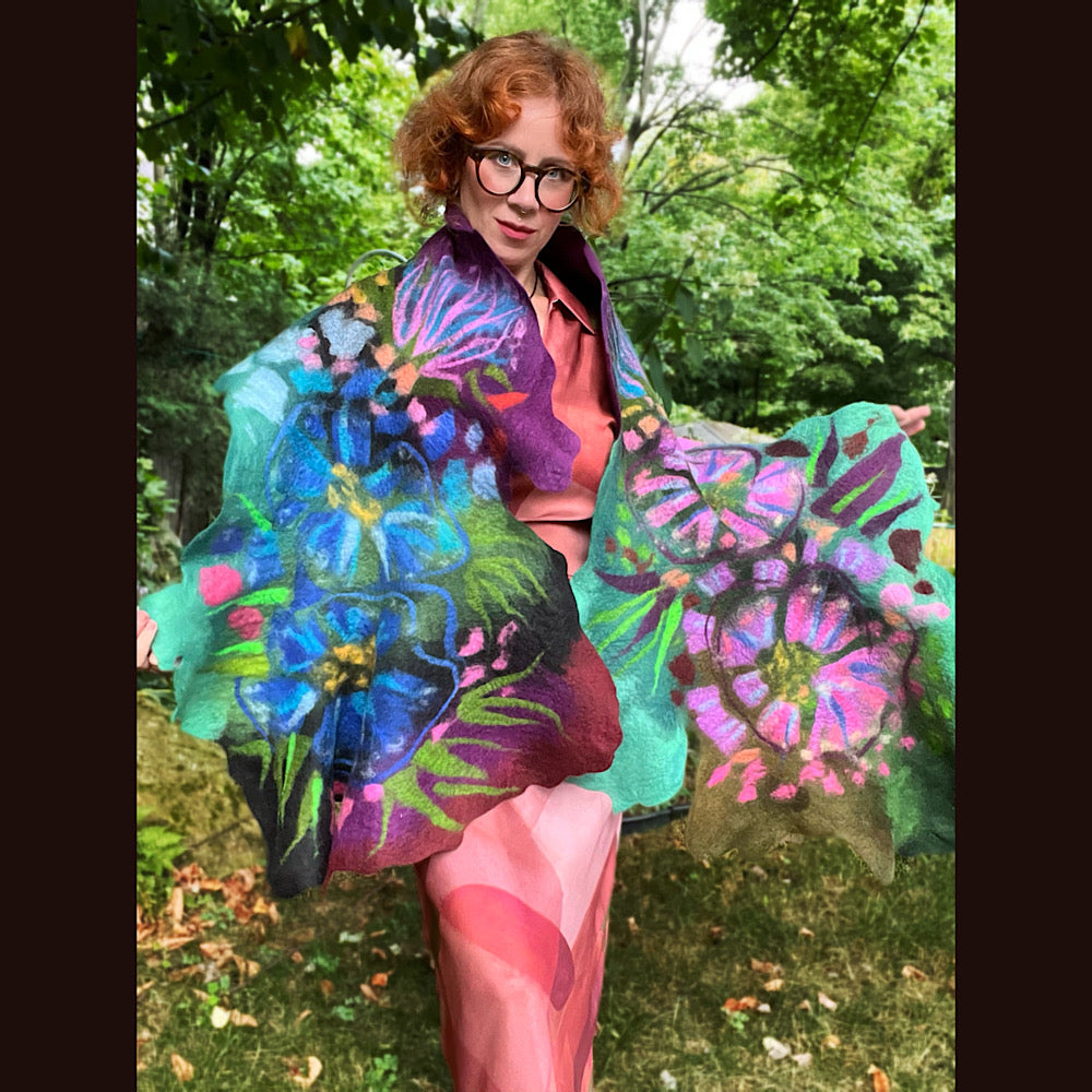 Felted Scarf 80” X 16”