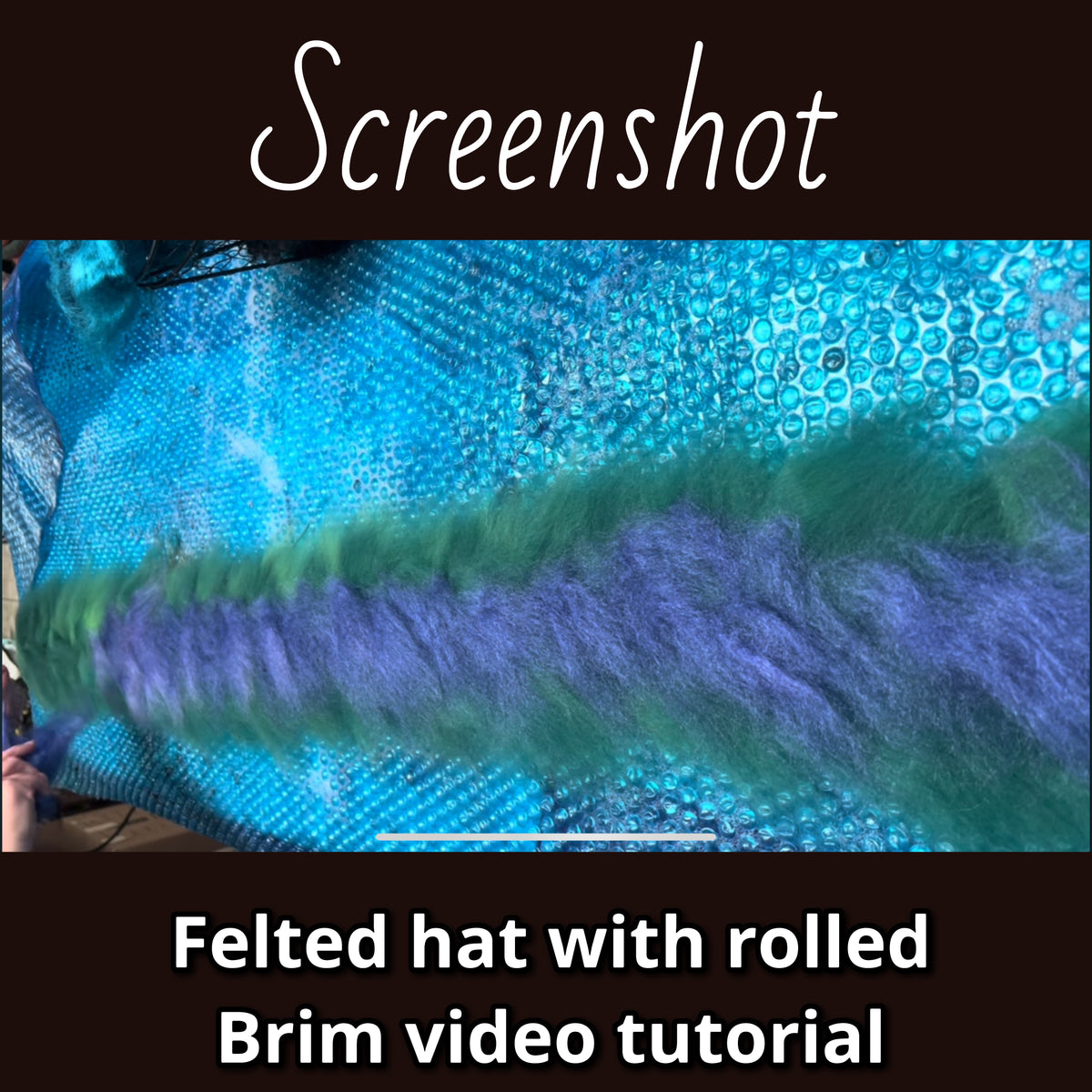 How to felt a top hat with rolled brim video tutorial 3 hours