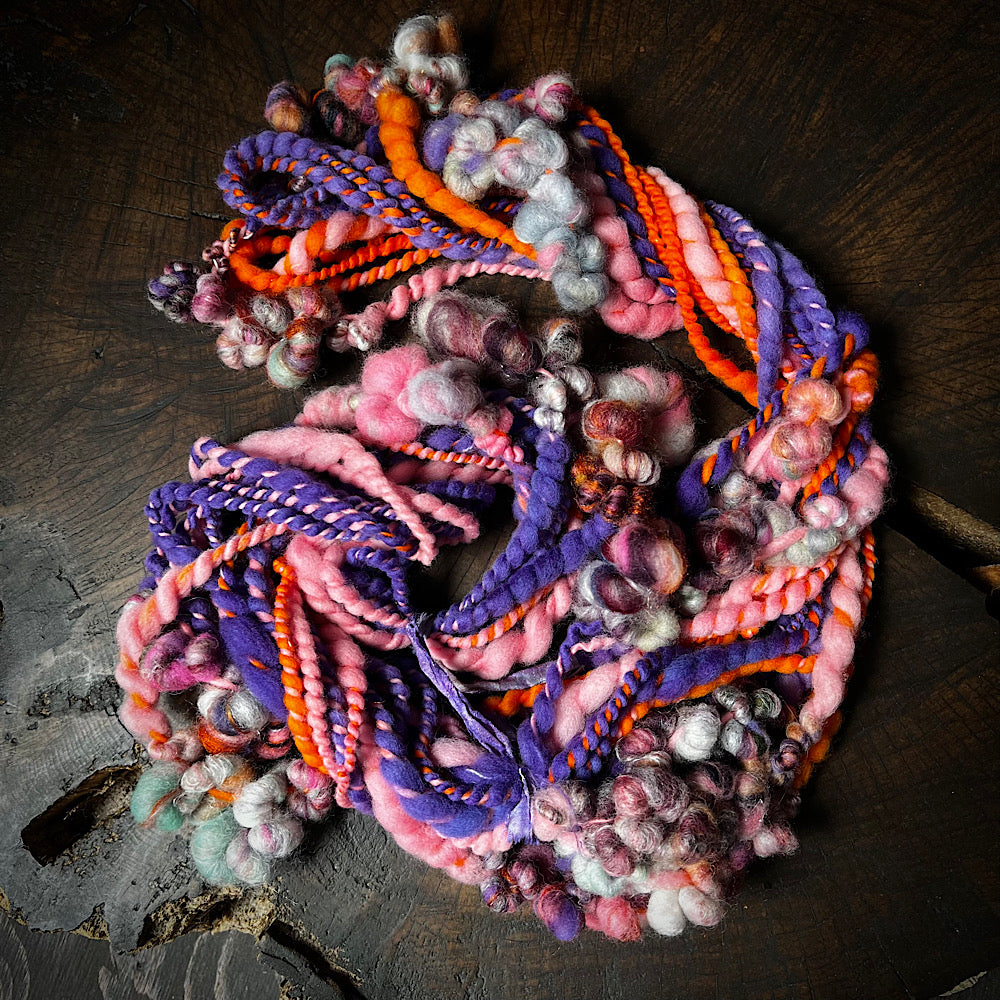 Set of art yarn for weaving 5.2 oz