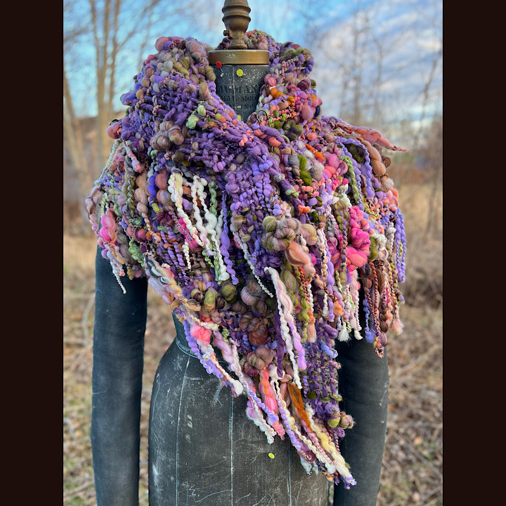 Woven shawl 80” X 34” 1 pound