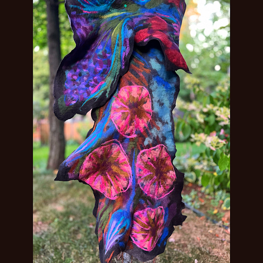 Felted Scarf 92” X 24”