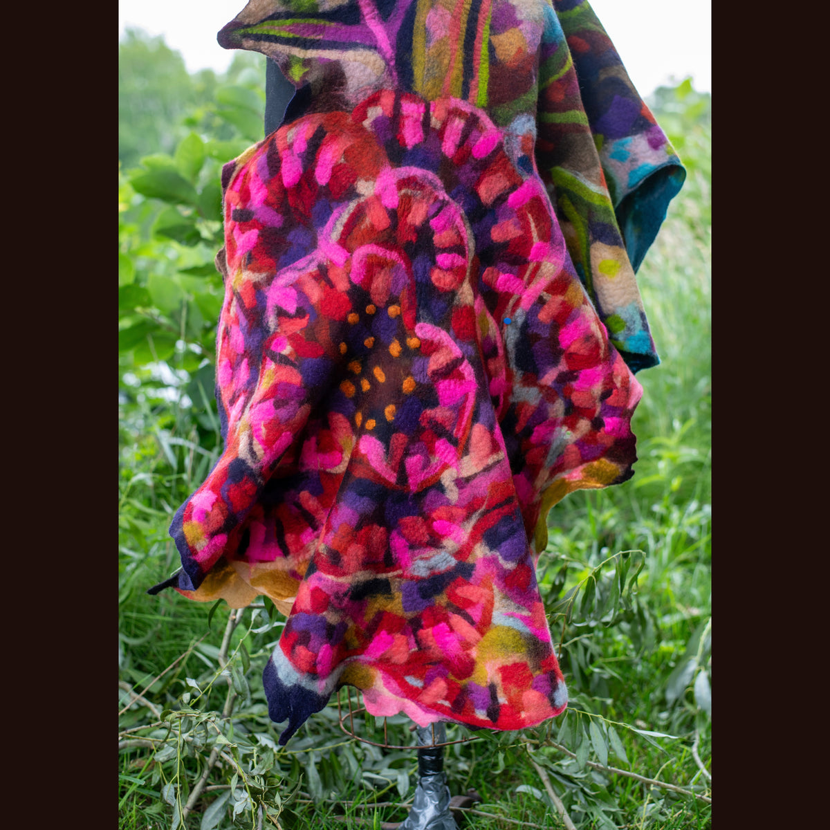 Felted Shawl 80” X 36”