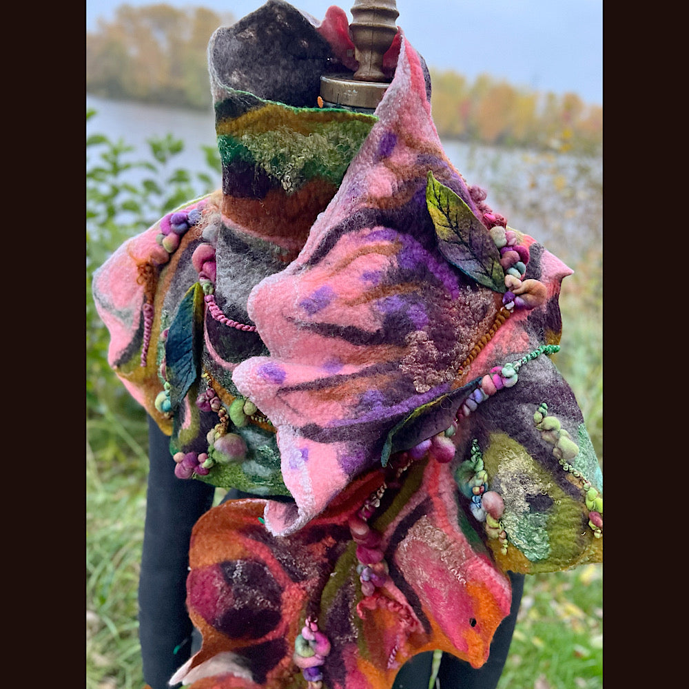 Felted Scarf 70” x 15”