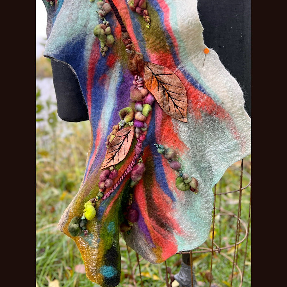 Felted Scarf 68” x 15”