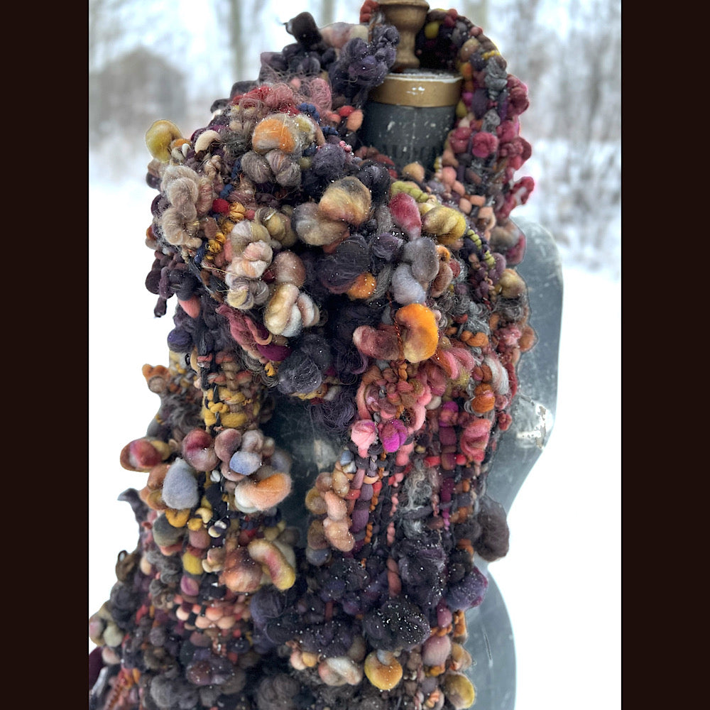 After sunset Scarf 88” X 9”