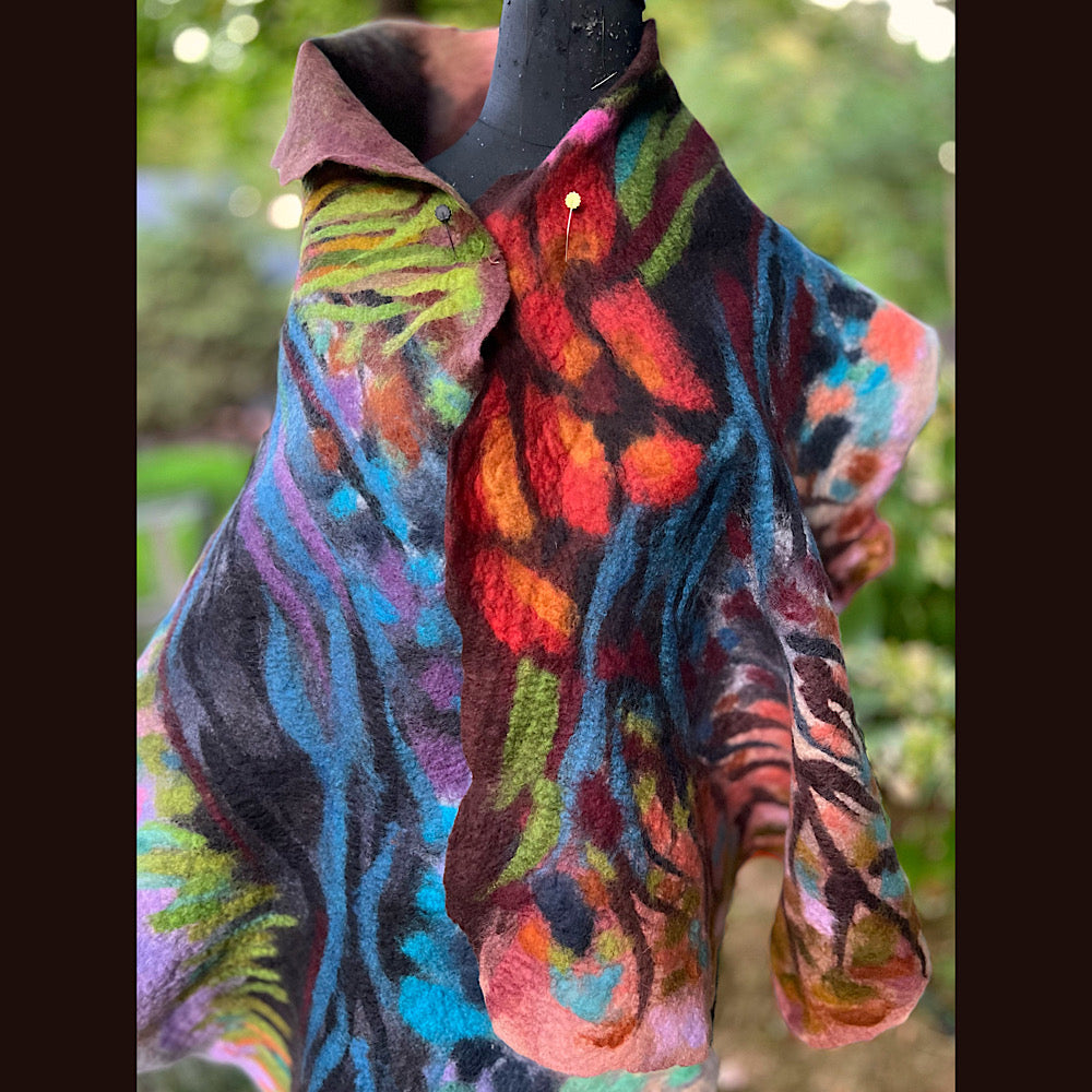 Felted Scarf 80” X 25”
