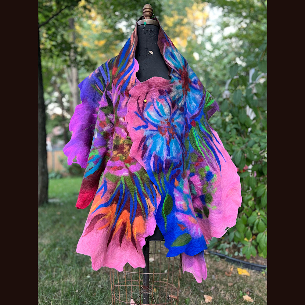 Felted Scarf 85” X 23”