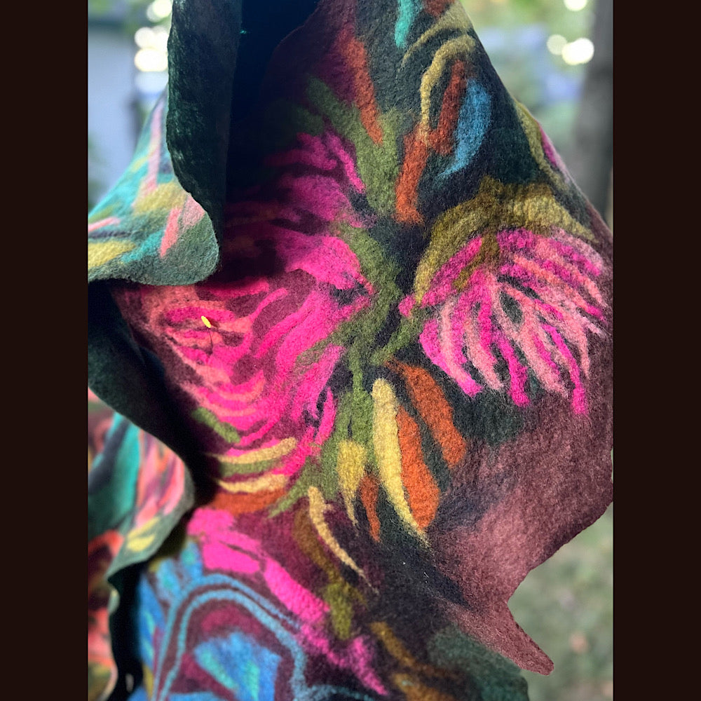 Felted Scarf 80” X 23”