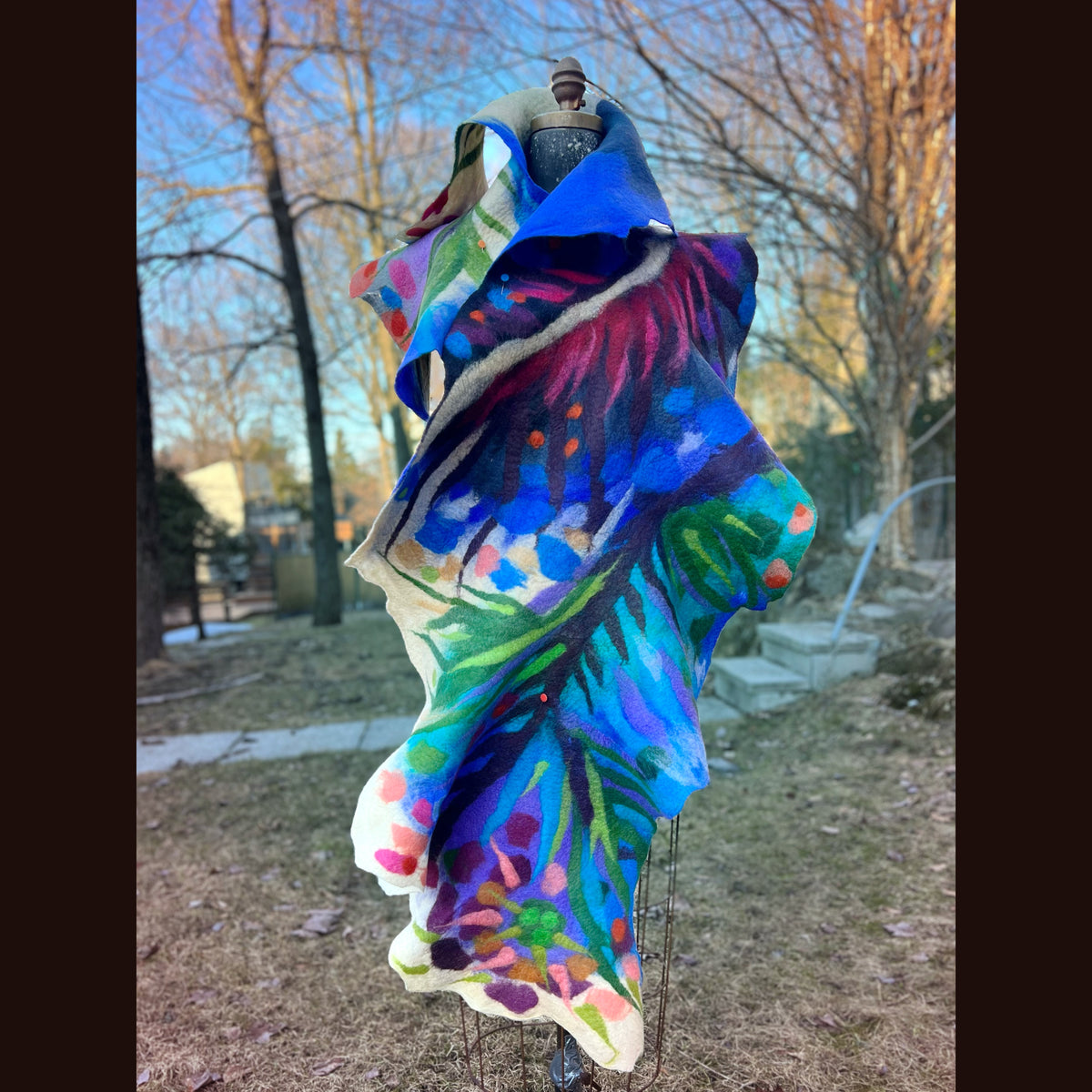 Felted Scarf 72” X 23”