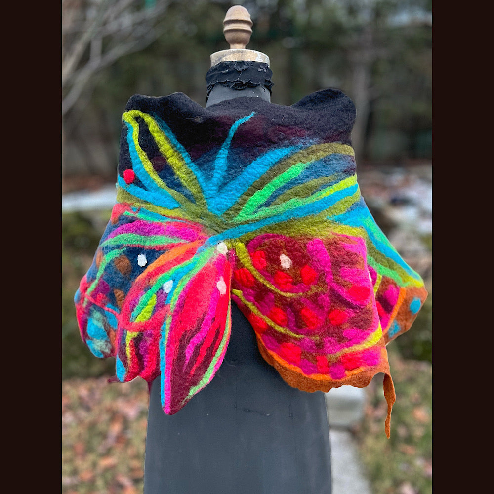 Felted Scarf 62” X 16”