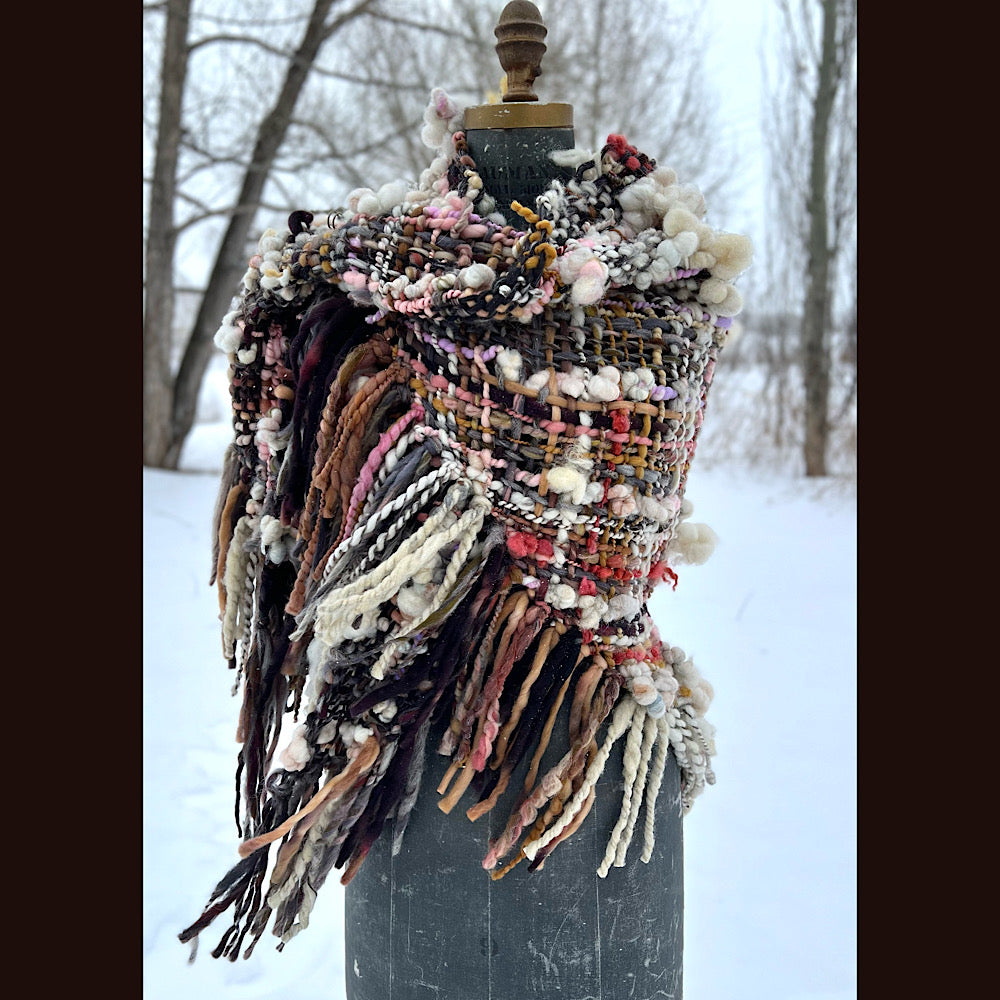 Woven shawl 84”X 34”