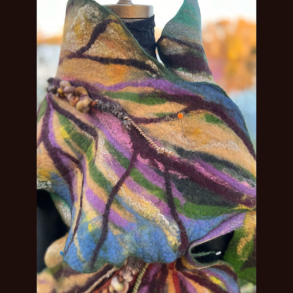Felted Scarf 80” X 20”