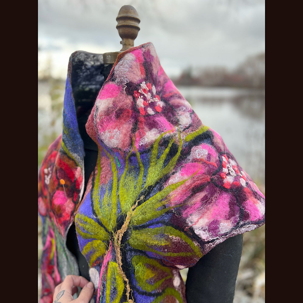 Felted Scarf 77” X 15”