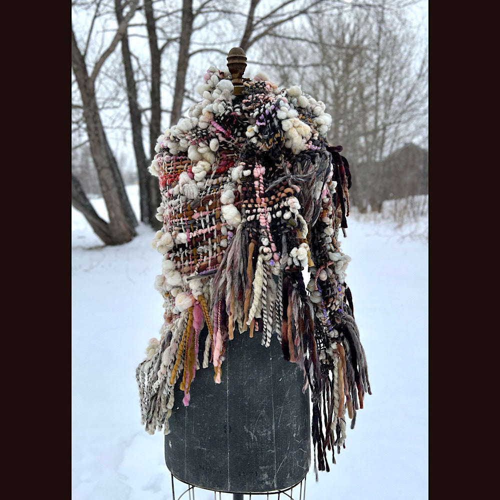 Woven shawl 84”X 34”