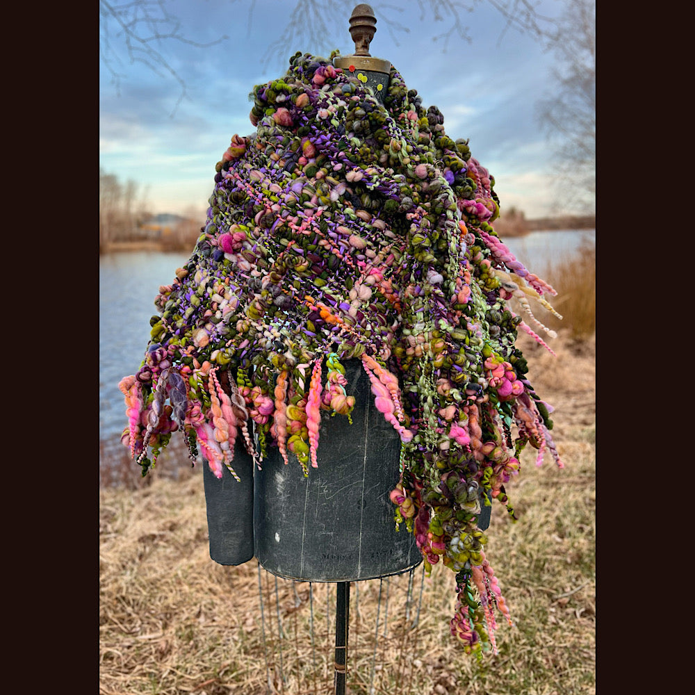 Woven shawl 82” X 37” 1 pound 1/2