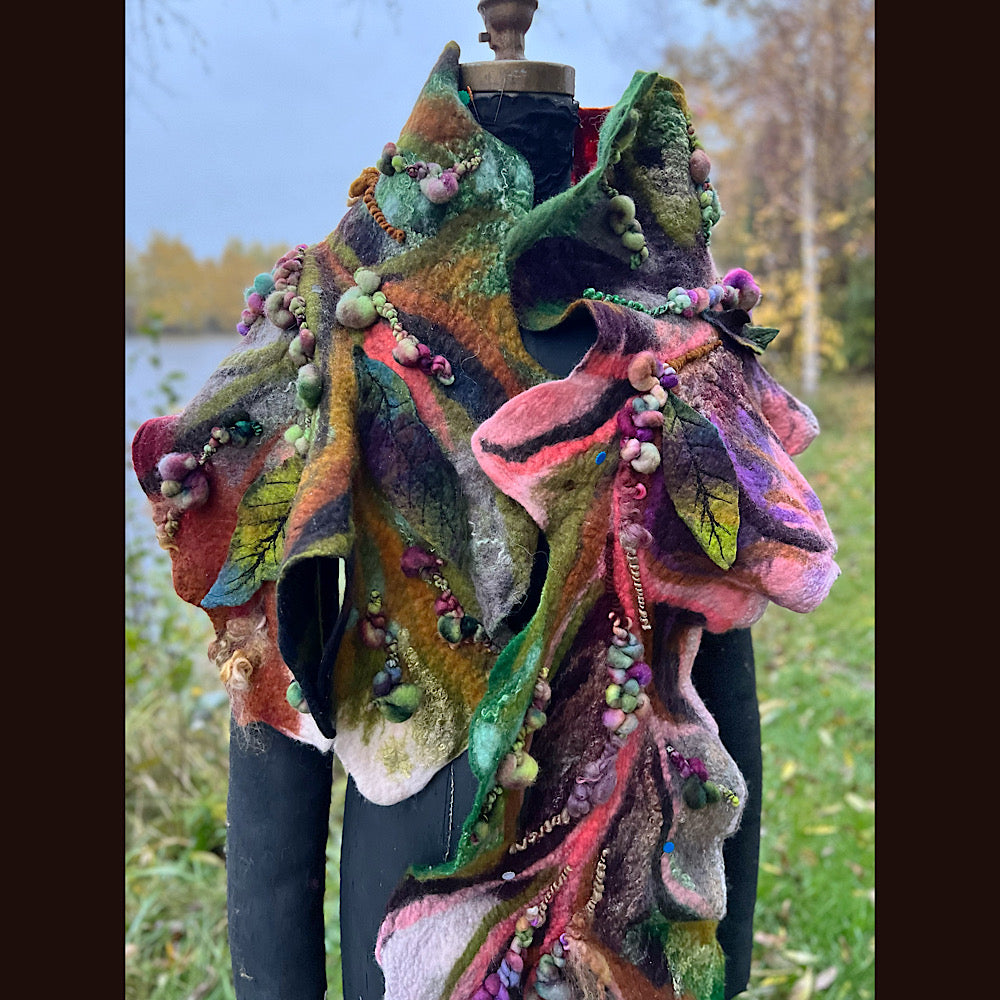 Felted Scarf 70” x 15”