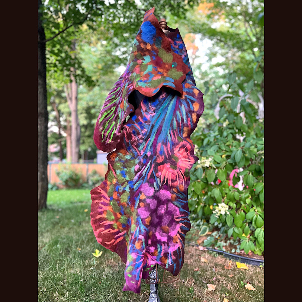 Felted Scarf 80” X 25”