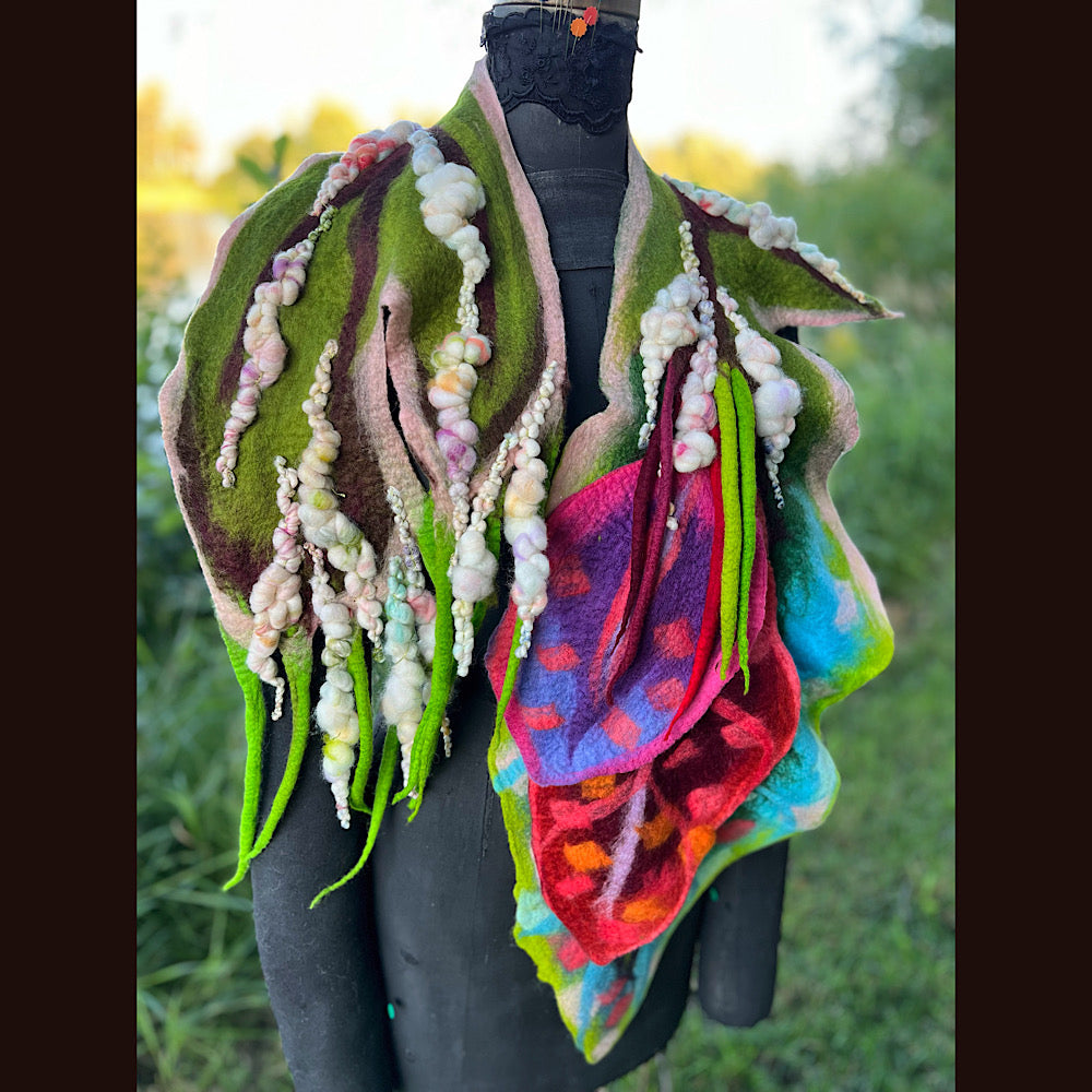 Felted Scarf 62” X 12”
