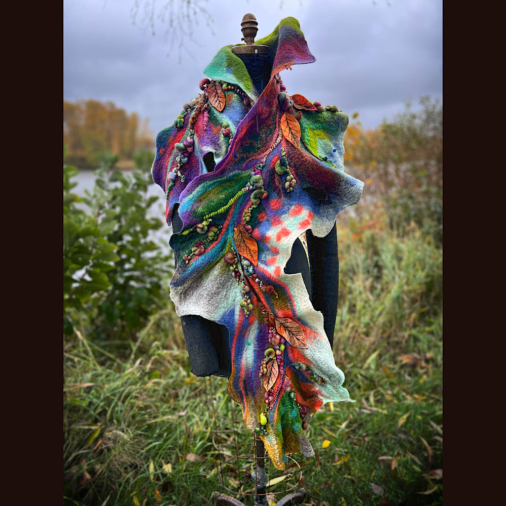 Felted Scarf 68” x 15”