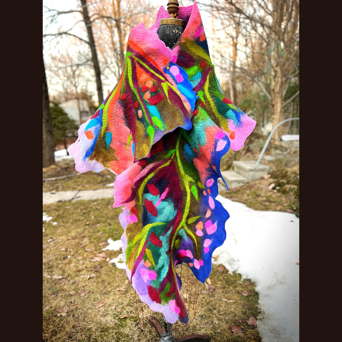 Felted Scarf 76” X 20”