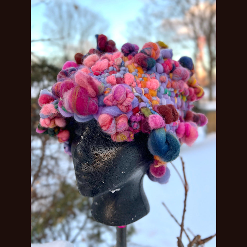 Popcorn toque size medium large