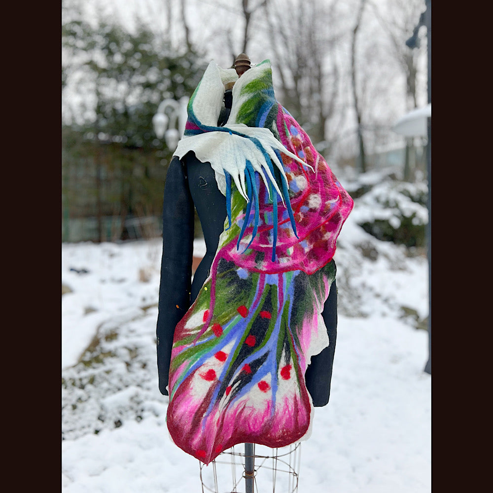 Felted Scarf 73” X 19”