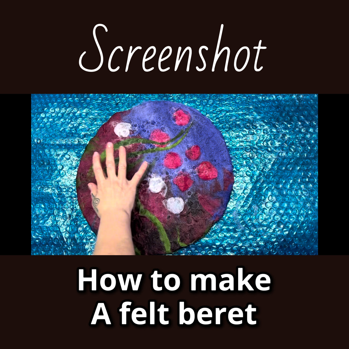 How to felt a beret video tutorial