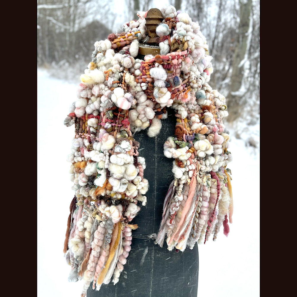 The Golden Rose Scarf 88” X 10”