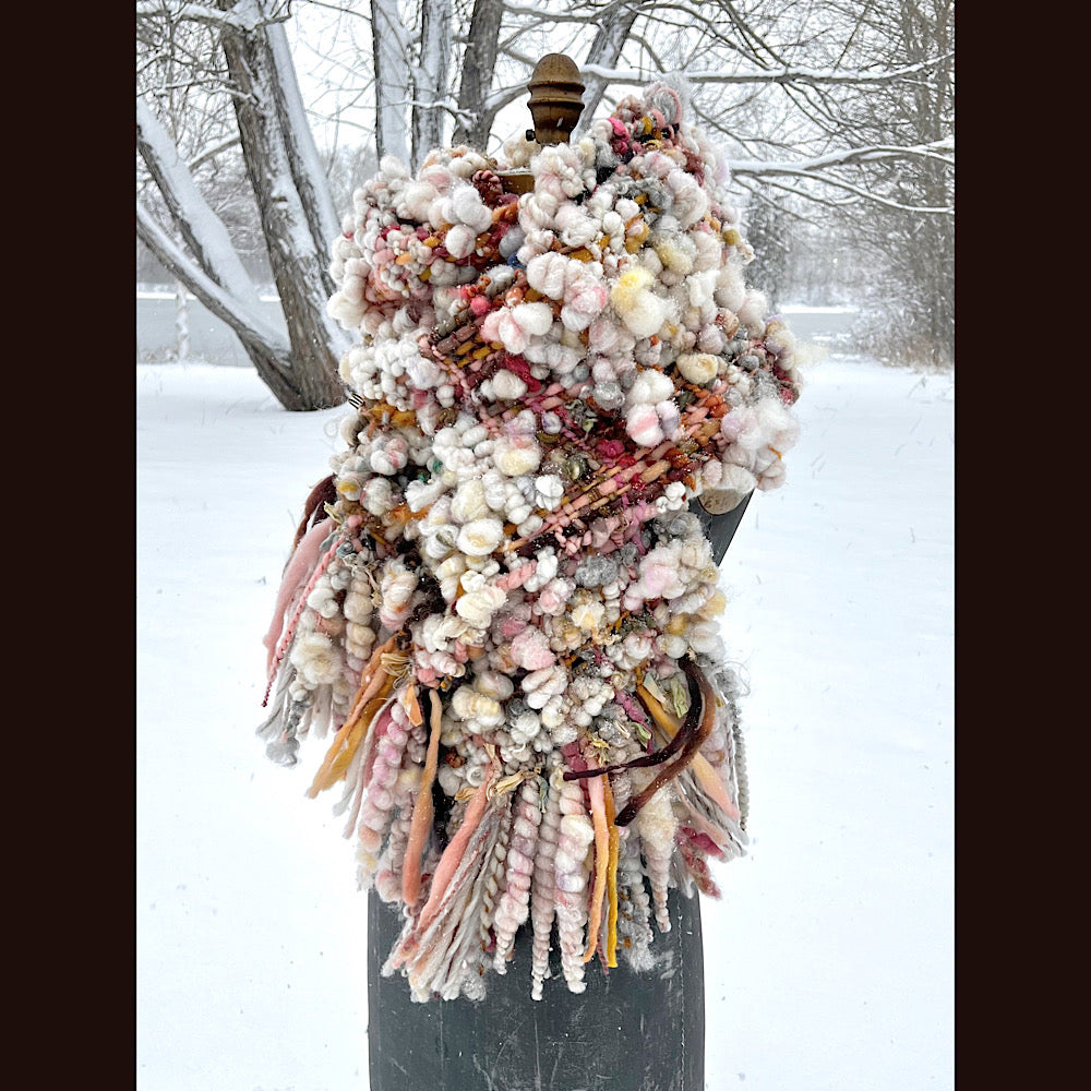 The Golden Rose Scarf 88” X 10”