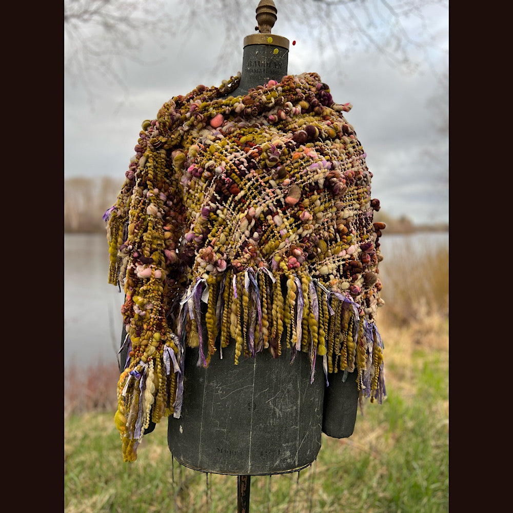 Woven shawl 82” X 36” 1 pound